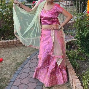 Pink Indian Outfit